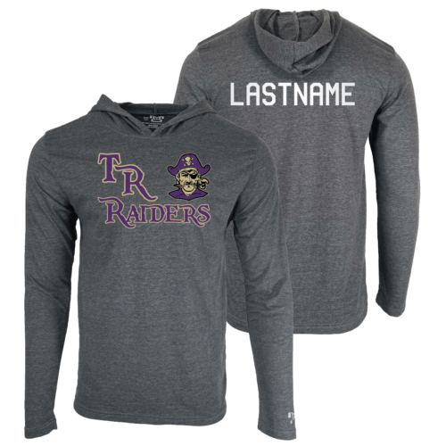 Two Rivers Wrestling Custom Heat Press Long Sleeve Hoodie T-Shirt