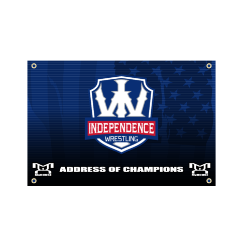 Independence Blue Custom Team Banner