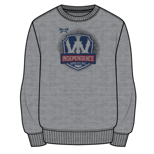 Independence Custom Sublimated Decal Grey Crewneck 2025
