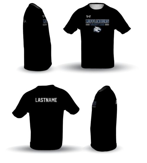 MIFFLINBURG BLACK Loose Short Sleeve Dri-Fit