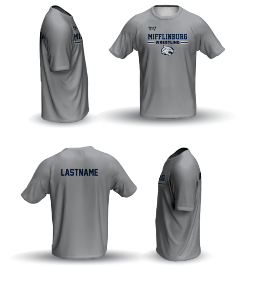MIFFLINBURG GREY Loose Short Sleeve Dri-Fit