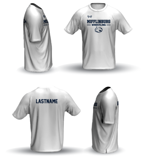 MIFFLINBURG WHITE Loose Short Sleeve Dri-Fit