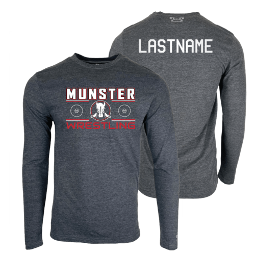 Munster Wrestling Custom Heat Press Long Sleeve T-Shirt