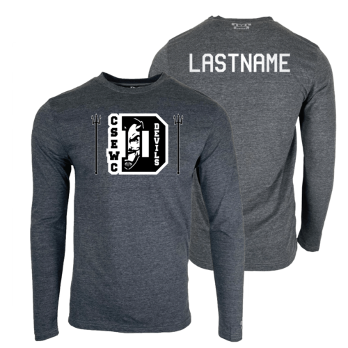 Cambridge Springs Elementary Youth Wrestling  Custom Heat Press Long Sleeve T-Shirt