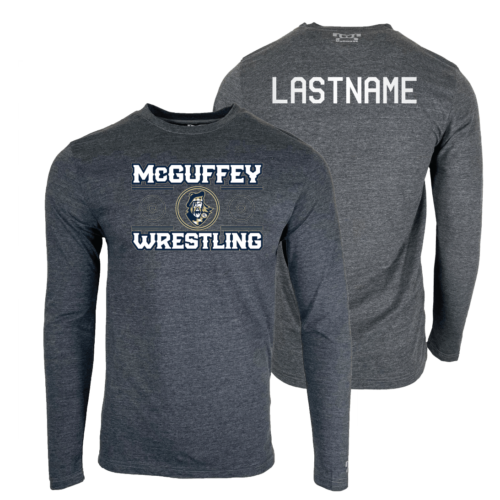 McGuffey Wrestling Custom Heat Press Long Sleeve T-Shirt