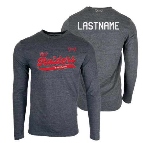 red raiders wrestling club Custom Heat Press Long Sleeve T-Shirt