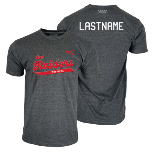 red raiders wrestling club Custom Heat Press Short Sleeve T-Shirt