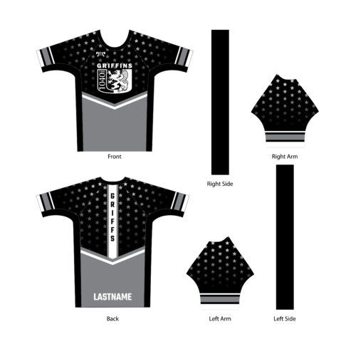 Buchtel Griffin High School Men's Compression Short Sleeve Shirt