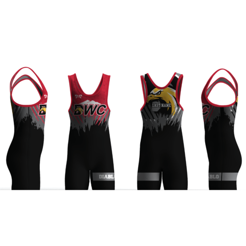 Diablo Wrestling Club BLACK Men's Singlet