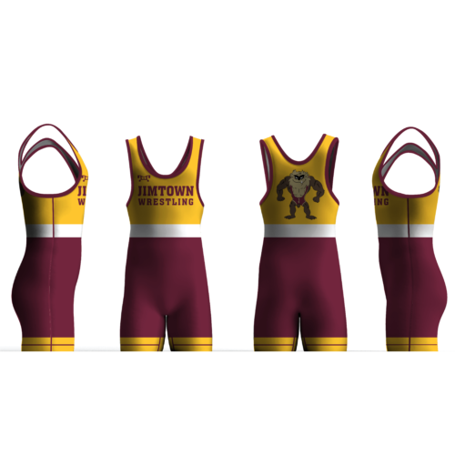 Jimtown Wrestling Gold Men's Singlet