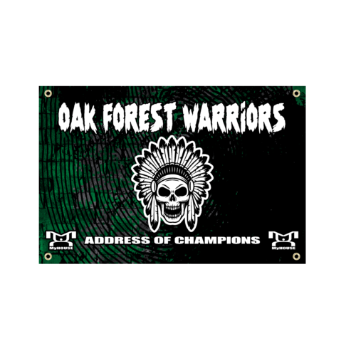 Oak Forest Youth Wrestling Custom Team Banner