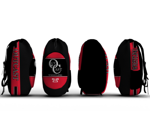 Outcast Wrestling Club Sublimated Custom Gear Bag