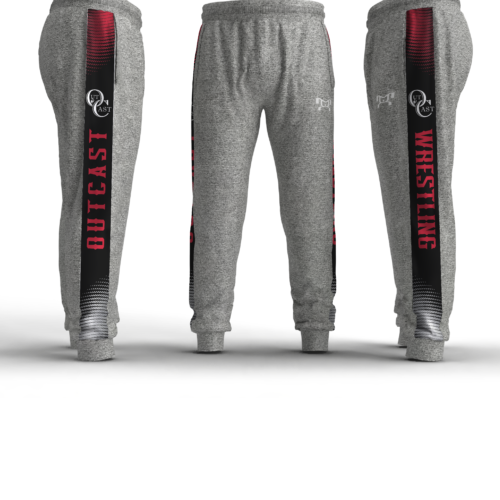 Outcast Wrestling Club Box Stripe Slim Cut Joggers