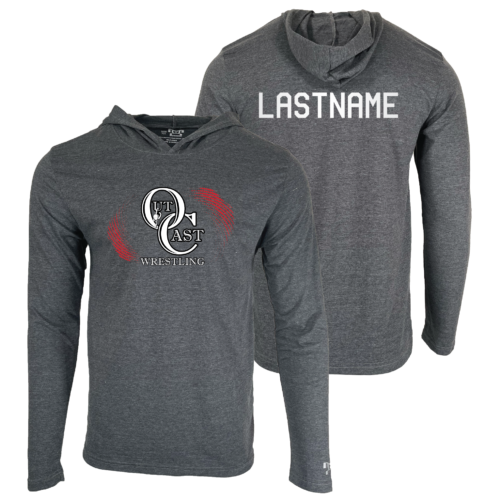 Outcast Wrestling Club Custom Heat Press Long Sleeve Hoodie T-Shirt