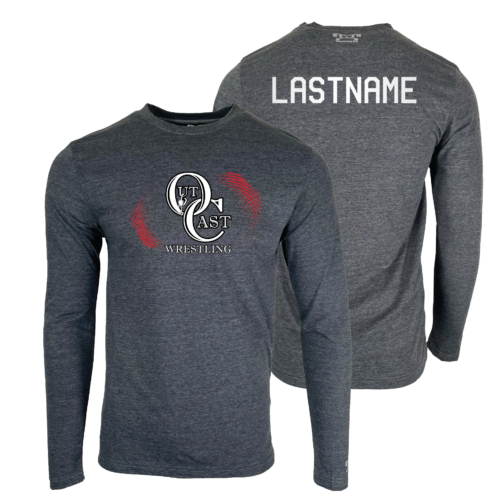 Outcast Wrestling Club Custom Heat Press Long Sleeve T-Shirt