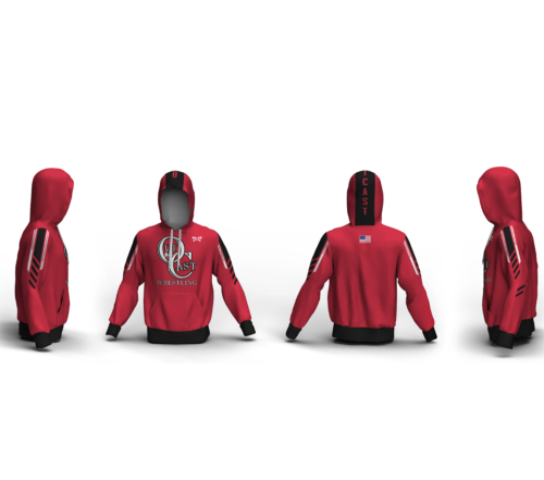 Outcast Wrestling Club Custom Unisex Sublimated Hoodie