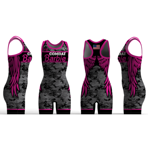 Outcast Wrestling Club Pink Women's Custom Singlet