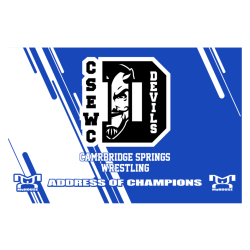 Cambridge Springs Elementary Youth Wrestling  Custom Team Banner