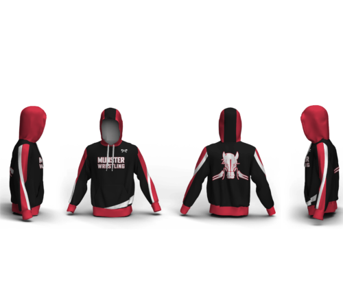Munster Wrestling Custom Unisex Sublimated Hoodie