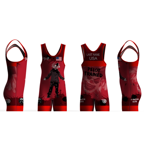 X-Factor Elite Wrestling RED Men's Singlet