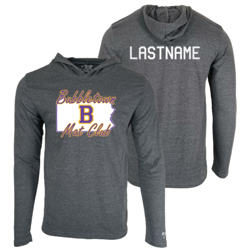 BUBBLETOWN MAT CLUB Custom Heat Press Long Sleeve Hoodie T-Shirt