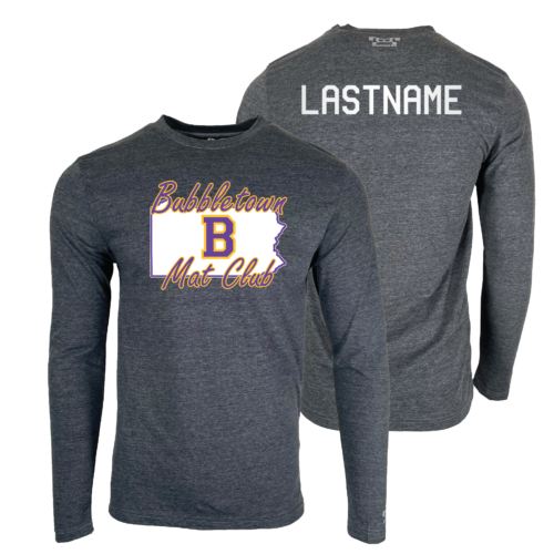 BUBBLETOWN MAT CLUB Custom Heat Press Long Sleeve T-Shirt
