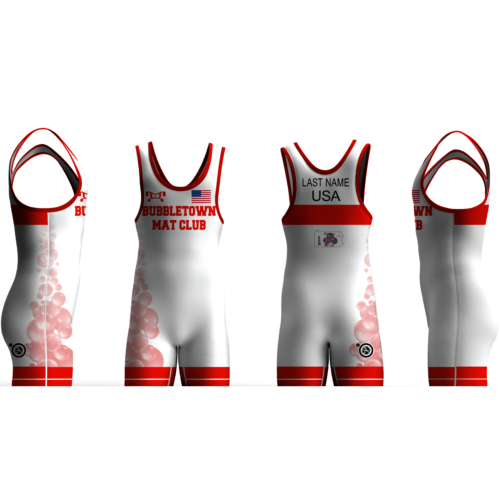 BUBBLETOWN MAT CLUB RED Men's Singlet