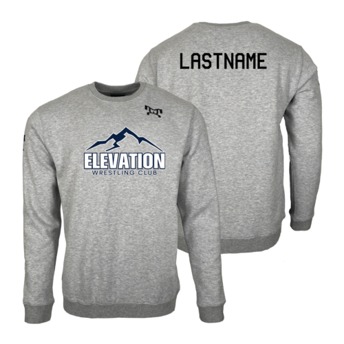 Elevation Wrestling Club MyHOUSE Heat Press Challenger Crewneck