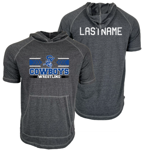 camp verde Custom Heat Press Short Sleeve Hoodie T-Shirt
