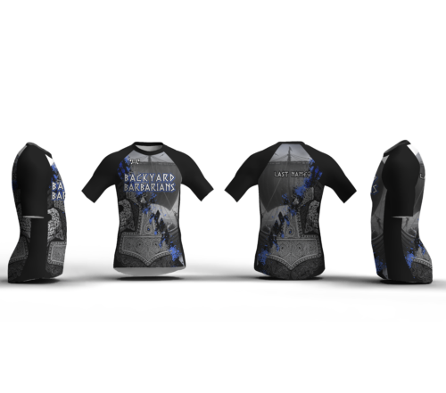 Backyard Barbarians Men's Compression Short Sleeve Shirt