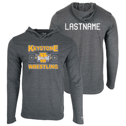 Keystone Krush Custom Heat Press Long Sleeve Hoodie T-Shirt