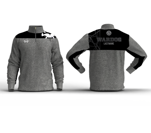 Wardogs Box Stripe Slim Cut Quarter Zip