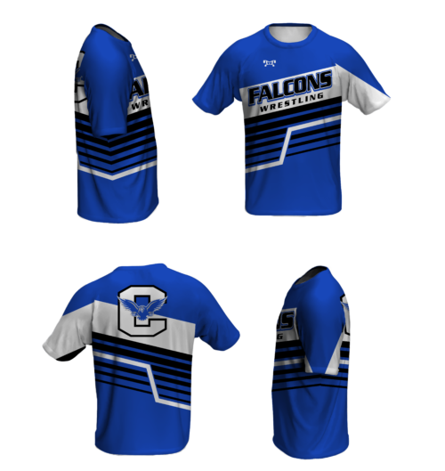 Connellsville Wrestling pa Loose Short Sleeve Dri-Fit