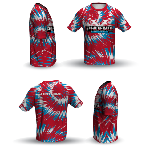 Phoenix Wrestling Club Loose Short Tie Dye Sleeve Dri-Fit