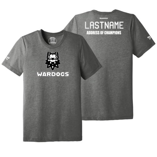 Wardogs Address Of Champions GREY Heat Press T Shirt