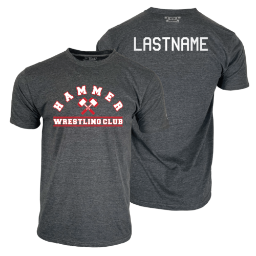 Hammer Wrestling Club- NY Custom Heat Press Short Sleeve T-Shirt