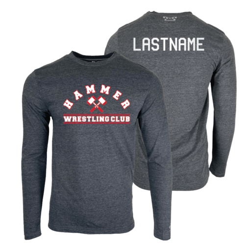 Hammer Wrestling Club- NY Custom Heat Press Long Sleeve T-Shirt