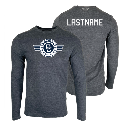 Hawkstyle Wrestling Club Custom Heat Press Long Sleeve T-Shirt