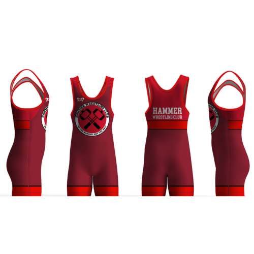 Hammer Wrestling Club- NY Red Men's Singlet