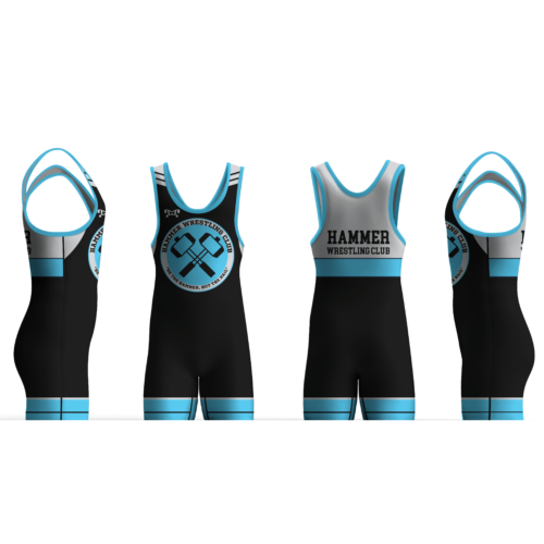 Hammer Wrestling Club- NY BLACK Men's Singlet