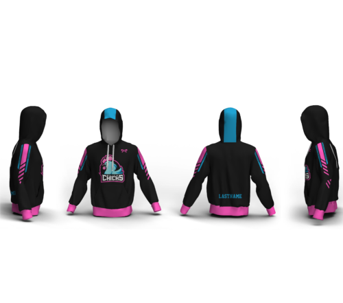 Slick Chicks Wrestling Club Custom Unisex Sublimated Hoodie