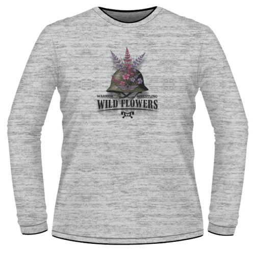 Warrior Wrestling PA-Wildflowers Girls Custom Sublimated Decal Long Sleeve