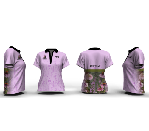 Warrior Wrestling PA-Wildflowers Girls Women's Custom Polo