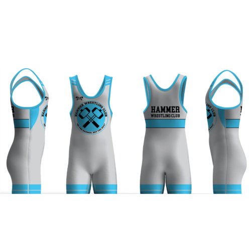 Hammer Wrestling Club- NY Grey Men's Singlet