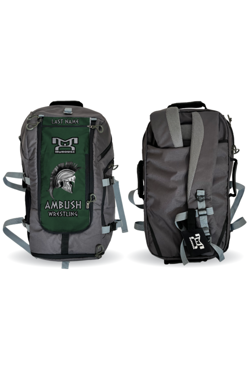 Ambush Warrior Wrestling NC Hybrid Gear Bag (THIS WILL SHIP IN 6-8 WEEKS)