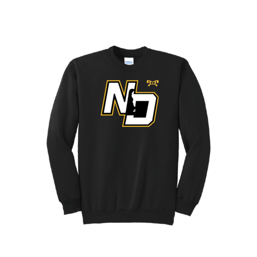 northern delaware Heat Press Black Crewneck