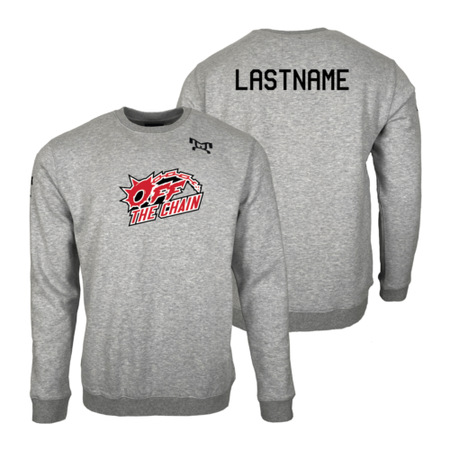 Off The Chain Wrestling Club MyHOUSE Heat Press Challenger Crewneck
