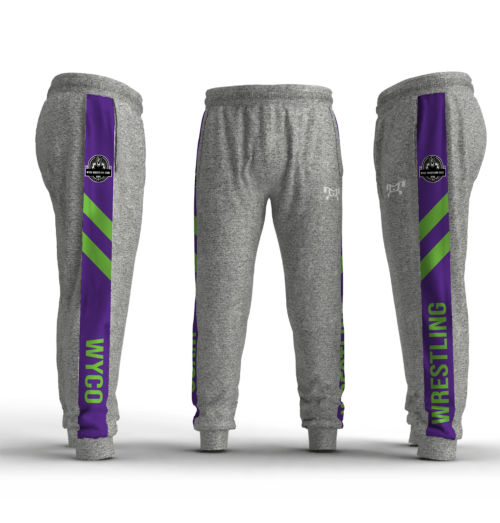 WYCO Wrestling Club Box Stripe Slim Cut Joggers