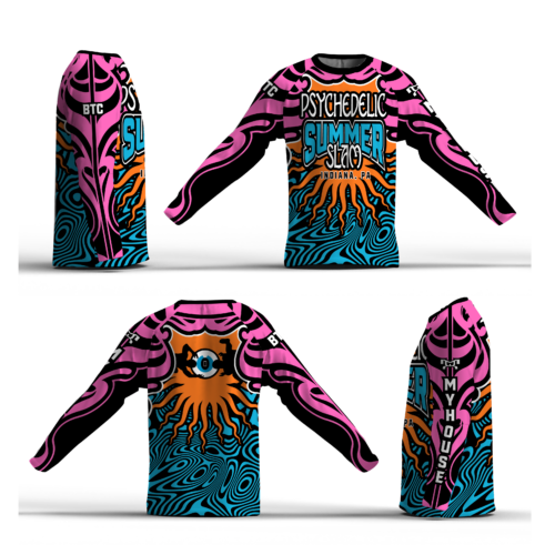 Psychedelic Summer Slam Loose Long Sleeve Dri-Fit