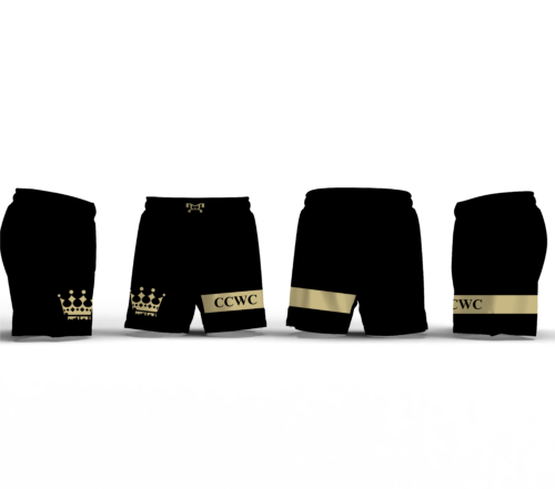 Crown City Wrestling Club GOLD Men's 6" Fight Short
